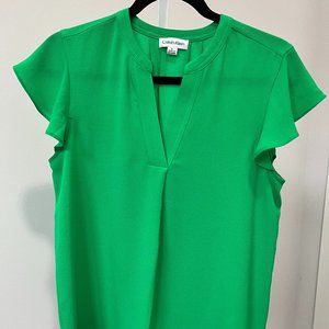 Calvin Klein Green Blouse size S